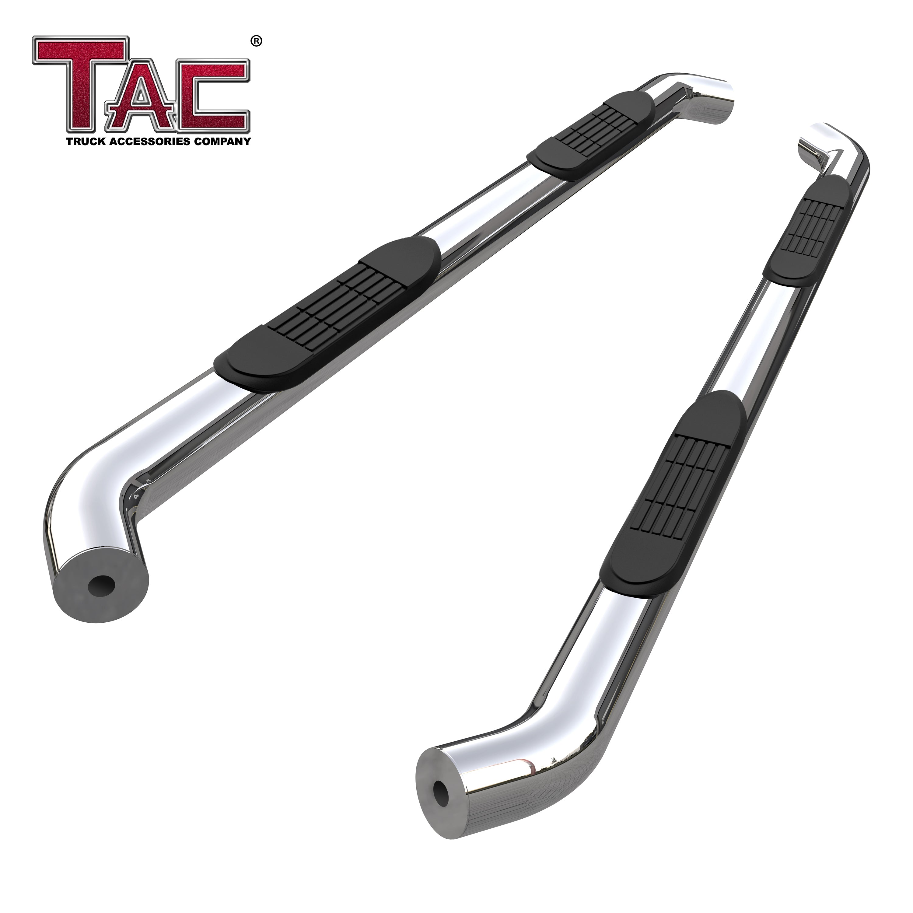 TAC Stainless Steel 3" Side Steps For 2011-2021 Grand Cherokee(Incl.22 WK & Excl. Limited X/High Altitude/Summit/SRT/SRT8/Trackhawk/Trailhawk/L model) | Running Boards | Nerf Bars | Side Bars