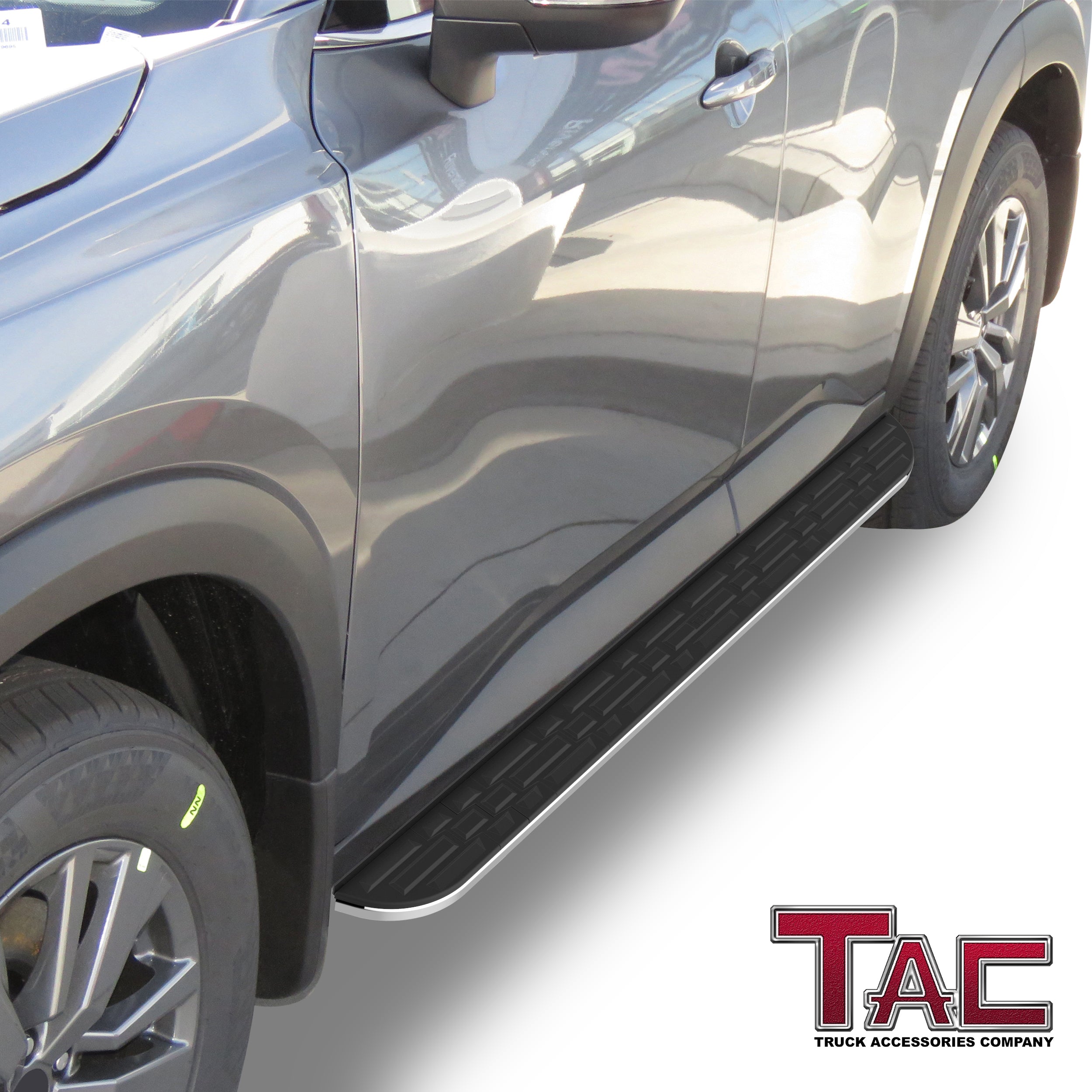TAC Cobra Running Boards Compatible With 2013-2021 Nissan Pathfinder (Exclude. Models with welcome lighting) SUV Side Steps Nerf Bars Step Rails Aluminum Black Off-Road City Exterior Accessories - 0