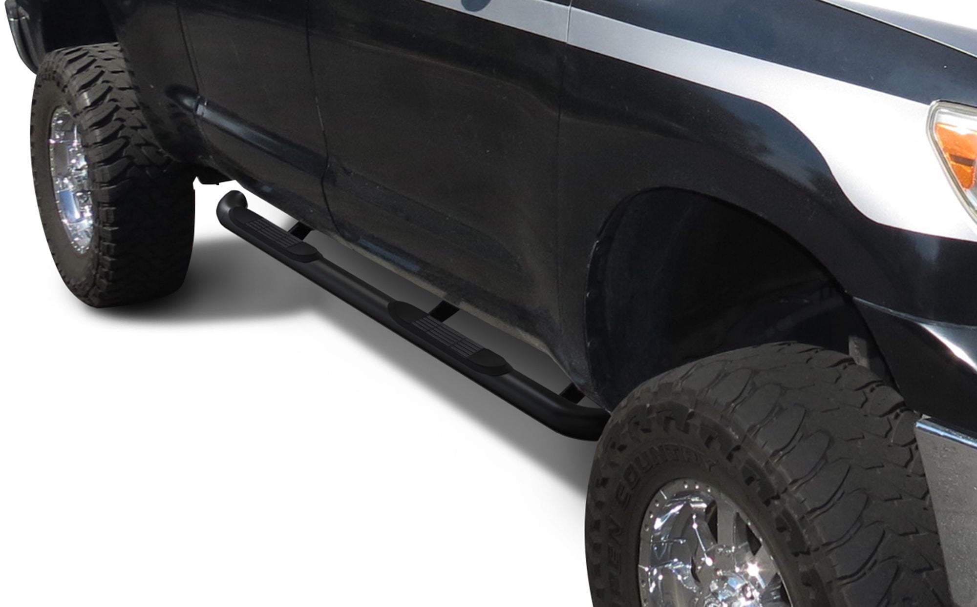 TAC Side Steps Compatible with 2008-2012 Ford Escape | 2008-2011 Mazda Tribute | 2008-2010 Mercury Mariner 3" Black Side Bars Nerf Bars Step Rails Running Boards Off Road 2 Pieces