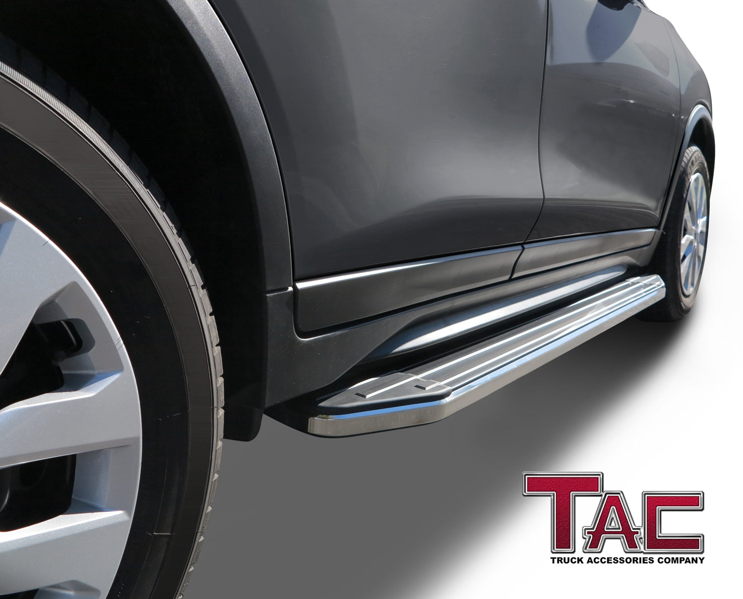 TAC Running Boards Fit 2010-2015 Lexus RX350 (Requires Drilling & Cutting Plastic Cover) Aluminum Black Side Steps Nerf Bars Step Rails Running Boards Rock Panel Off Road Exterior Accessories 2 Pieces - 0