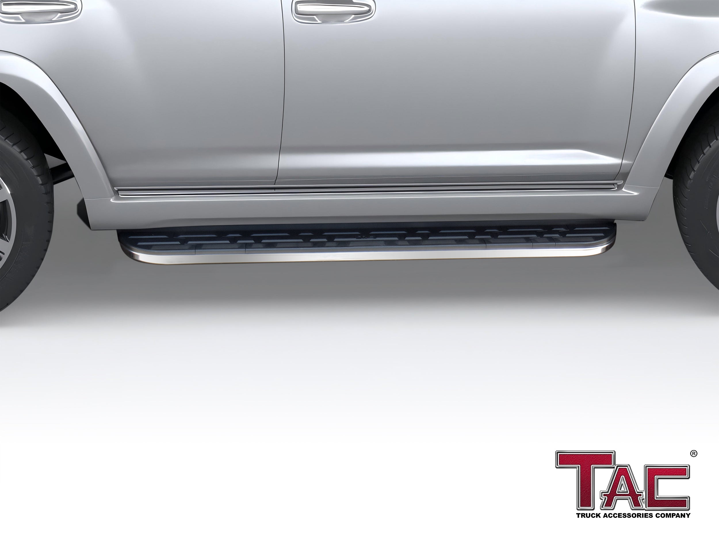 TAC Cobra Running Boards Compatible With Toyota 4Runner 2010-2013 SR5/ 2010-2024 Limited/2020-2021 Nightshade Edition / 2022-2023 TRD Sport SUV Side Steps Nerf Bars Step Rails Aluminum Black Off-Road