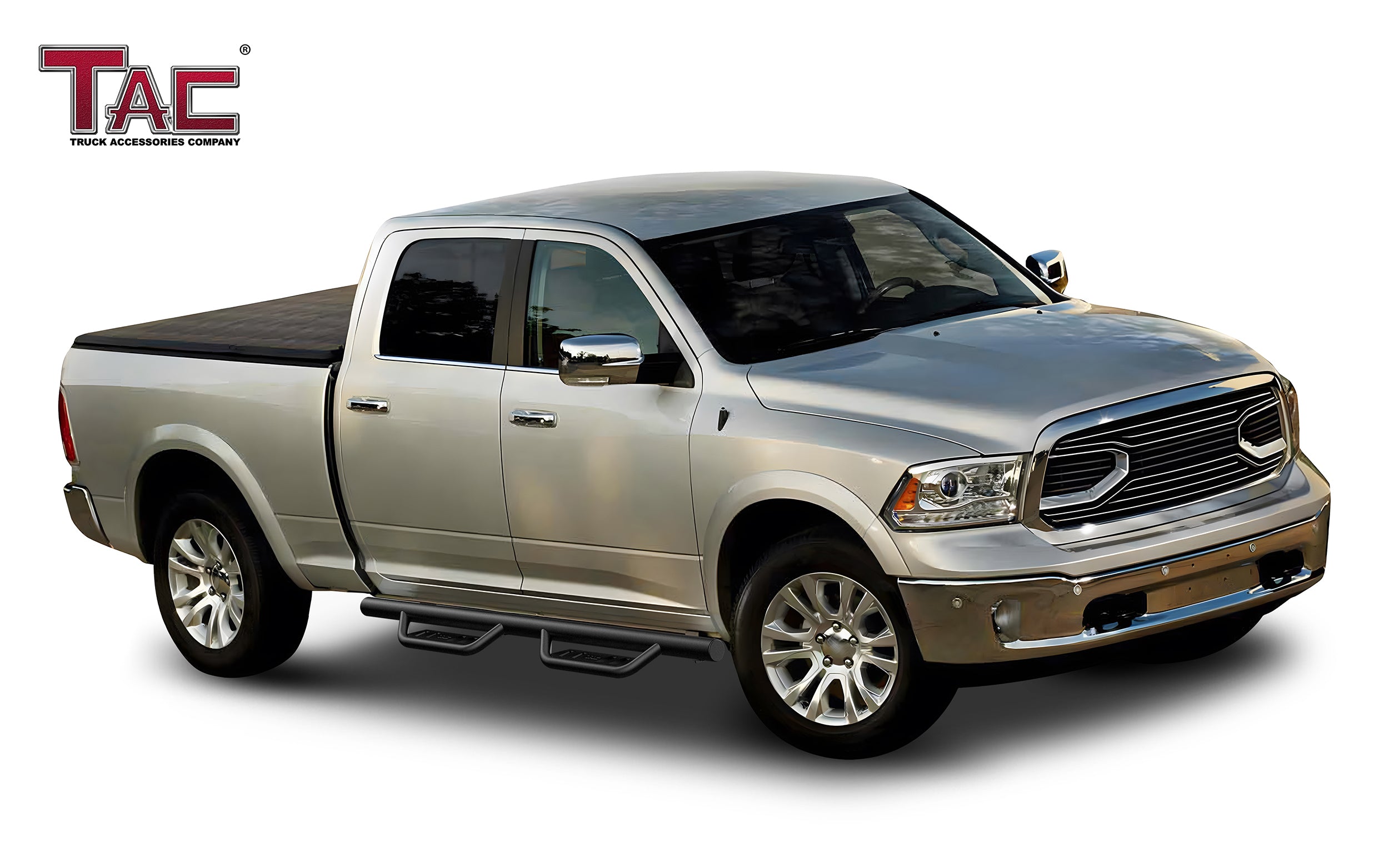 Fits 2009-2018 RAM 1500 Crew Cab| 2019-2023 RAM 1500 Classic| 2010-2024 RAM 2500/3500 Crew Cab (Include. RAM 2500-5500 Chassis Cab Diesel models)| Running Boards| Side Steps| Nerf Bars| 4" Drop| Tubular Style| Fine Texture Black