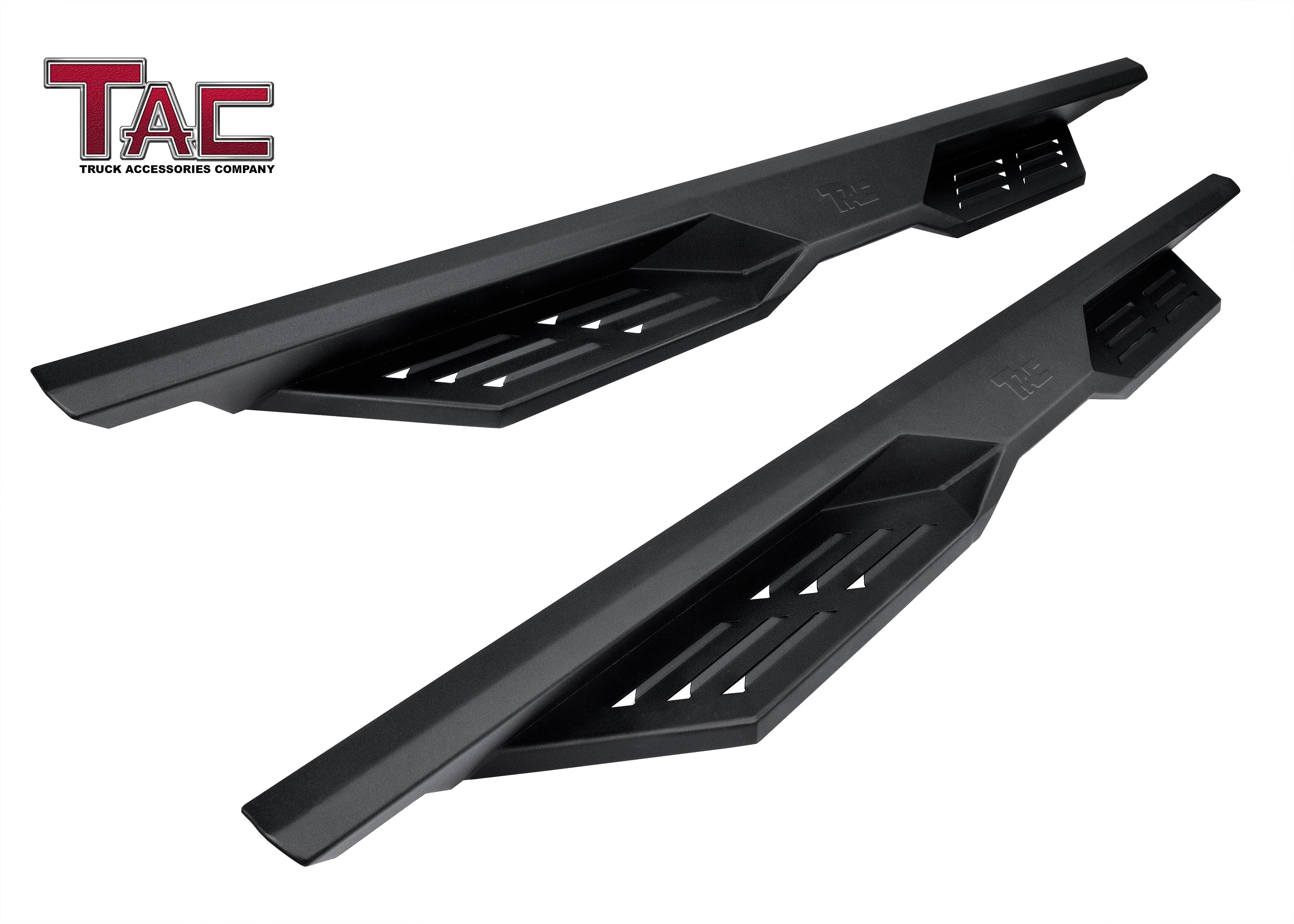 TAC Running Boards Fit 2020-2024 Jeep Gladiator JT Defender Steps Truck Pick Up Fine Texture Black 5” Drop Side Steps Nerf Bars Rock Slider Armor Off-Road Accessories (2pcs)