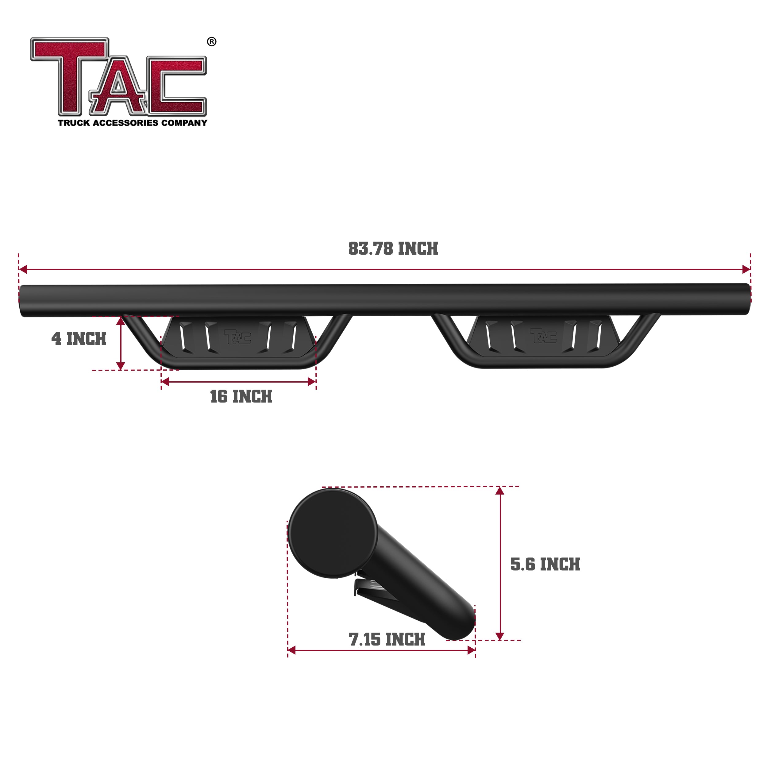 Fits 2009-2018 RAM 1500 Crew Cab| 2019-2023 RAM 1500 Classic| 2010-2024 RAM 2500/3500 Crew Cab (Include. RAM 2500-5500 Chassis Cab Diesel models)| Running Boards| Side Steps| Nerf Bars| 4" Drop| Tubular Style| Fine Texture Black