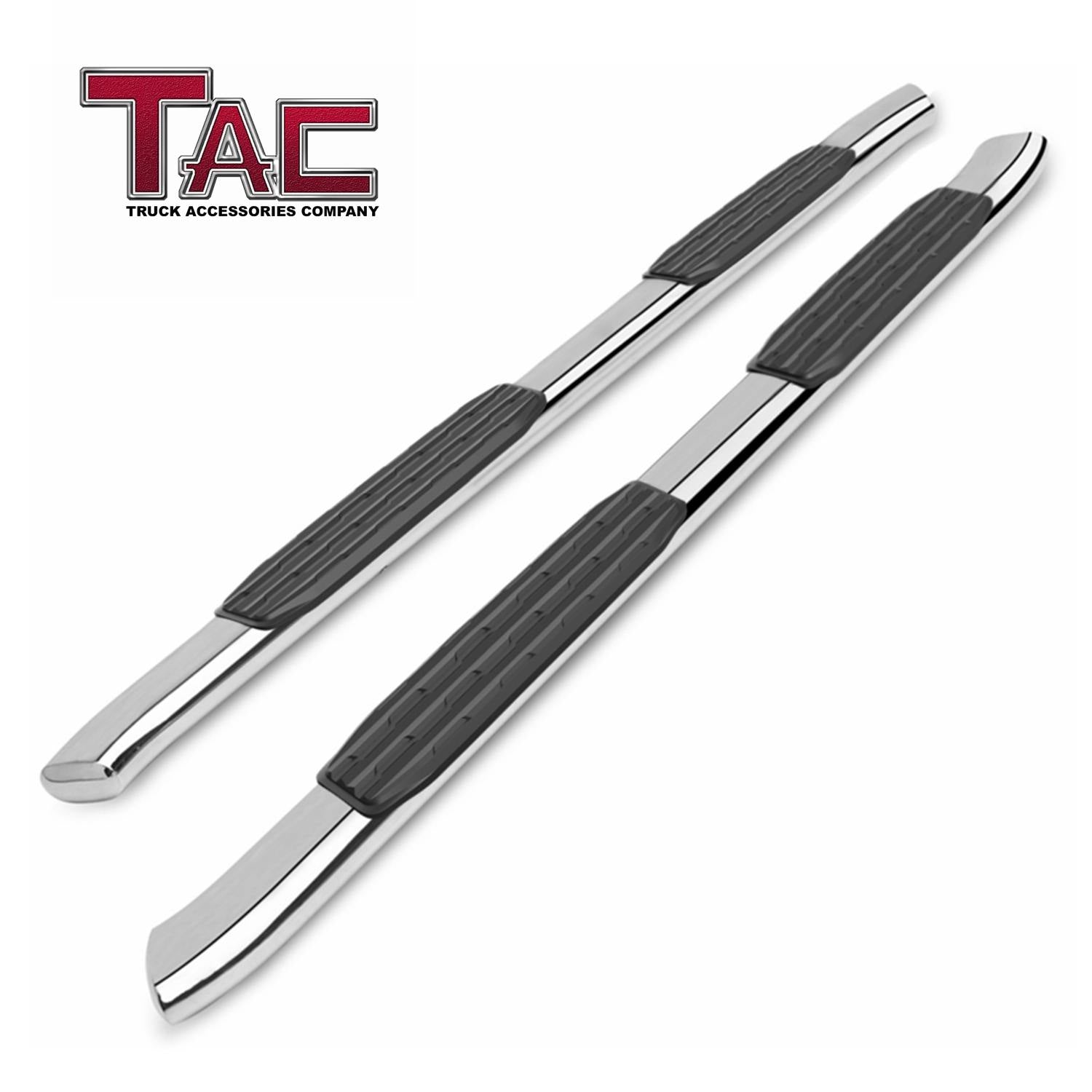 TAC Stainless Steel 5" Bend Side Steps For Dodge Ram 09-18 1500 | 10-24 2500/3500/4500/5500 Crew Cab