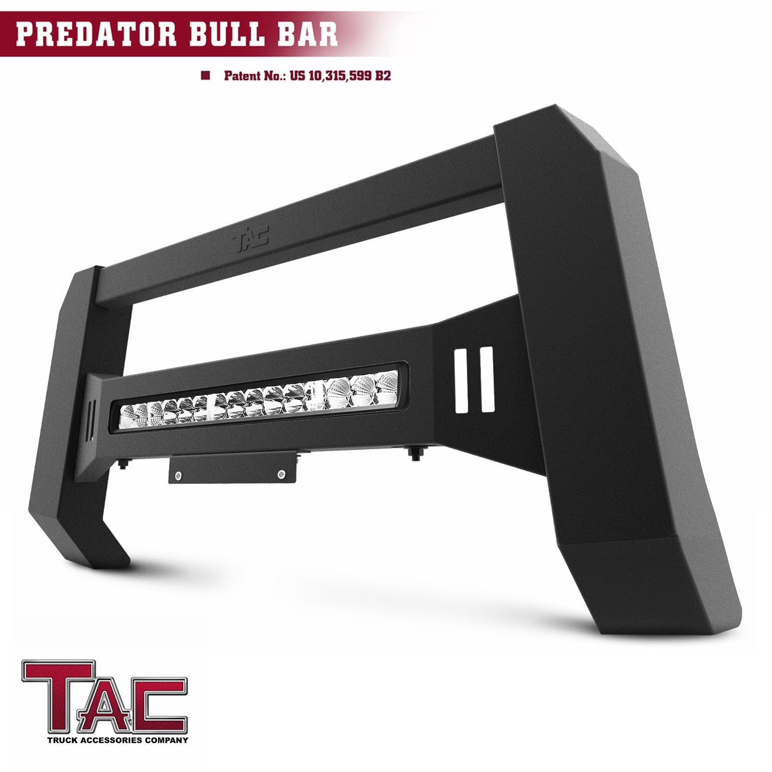 TAC Predator Modular Bull Bar with LED Light For 2009-2018 Dodge Ram –  TACUSA