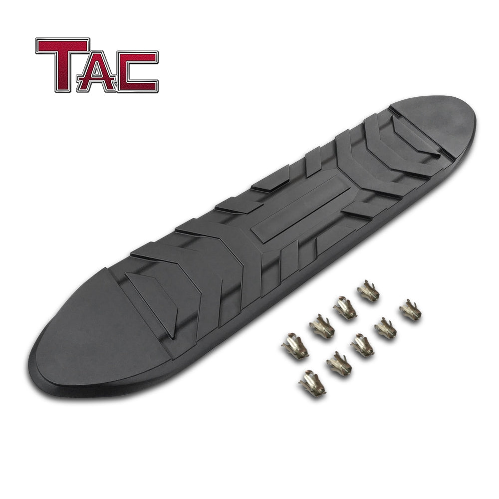 TAC Replacement Step Pad for 5 Inch Oval Tube Side Steps Running Board Side Bar Nerf Bar 1 Step Pad with 9 Clips (Only Fit TAC Brand 5" Side Steps)