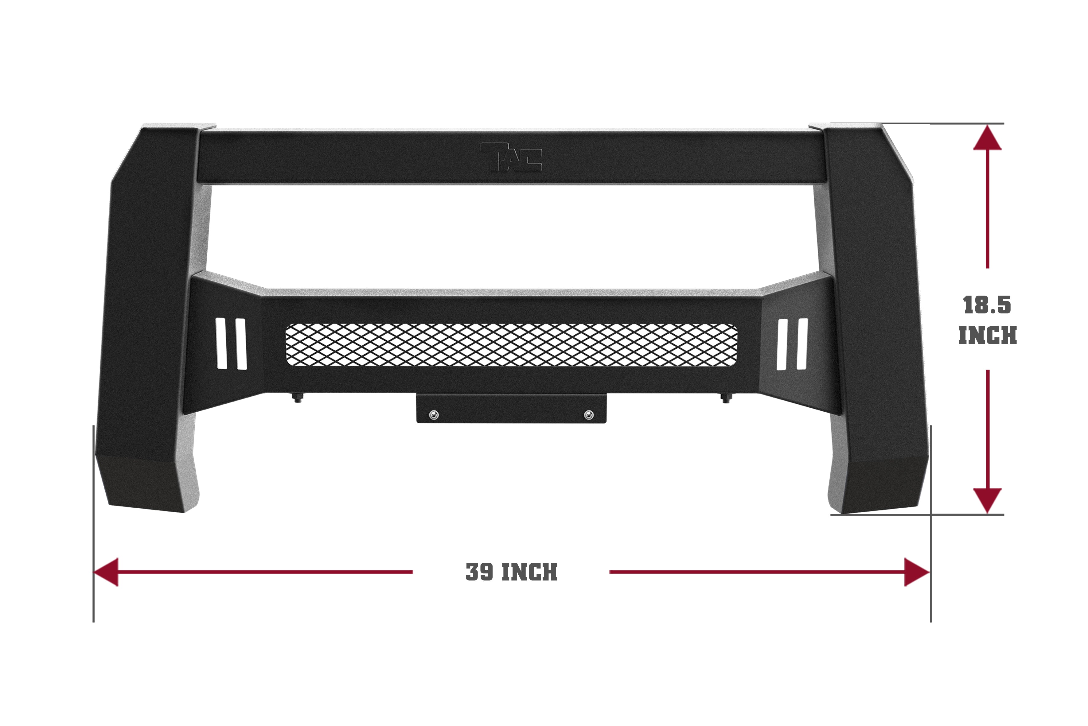 TAC Predator Modular Bull Bar Mesh Version For 2005-2023 Toyota Tacoma Truck Front Bumper Brush Grille Guard Nudge Bar