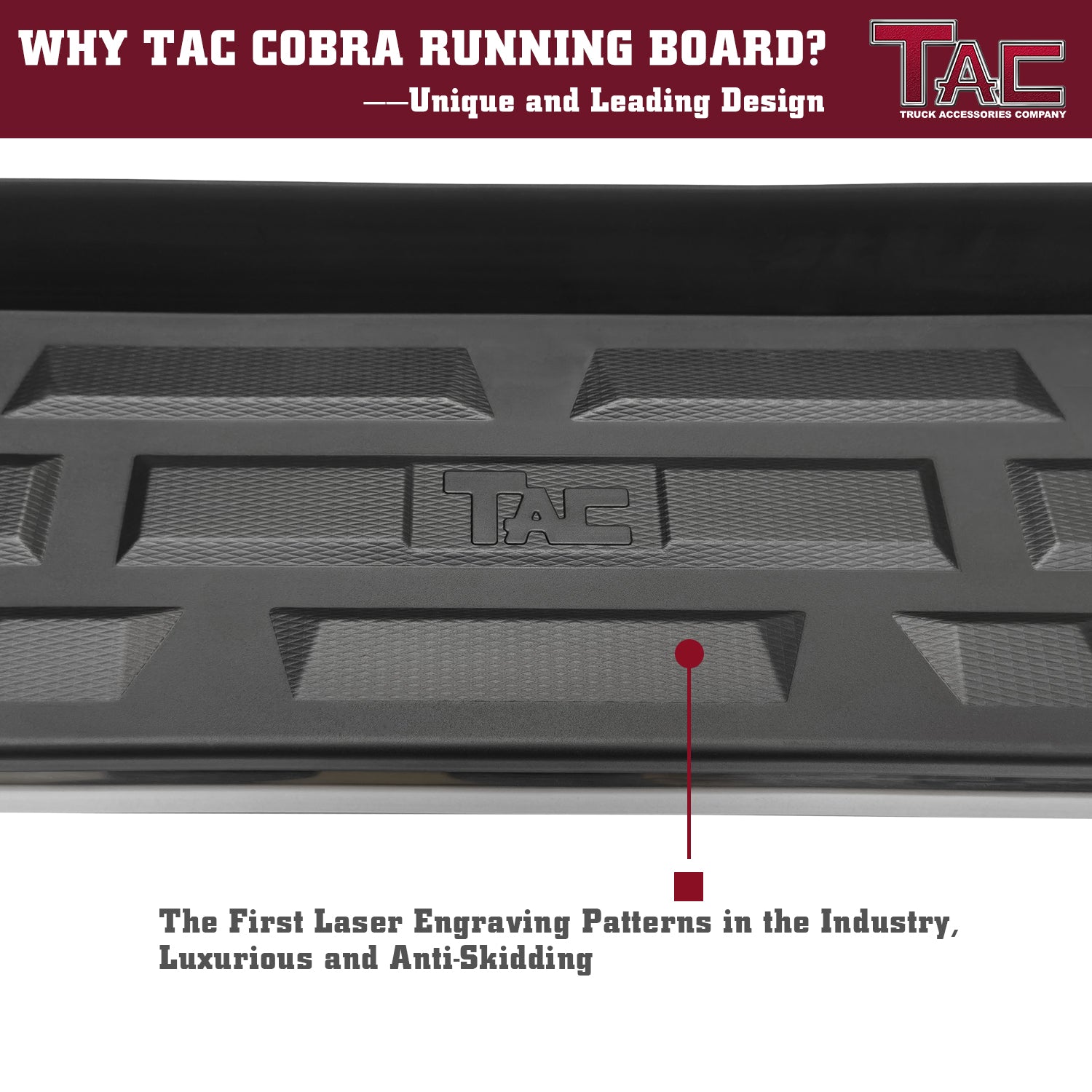 TAC Cobra Running Boards Compatible With 2020-2024 Toyota