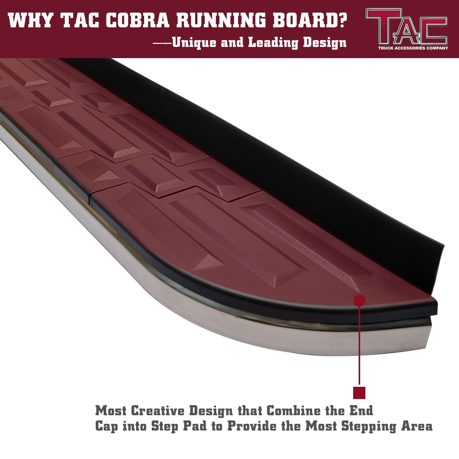 TAC Cobra Running Boards Compatible With 2022-2024 Jeep Grand Cherokee ...