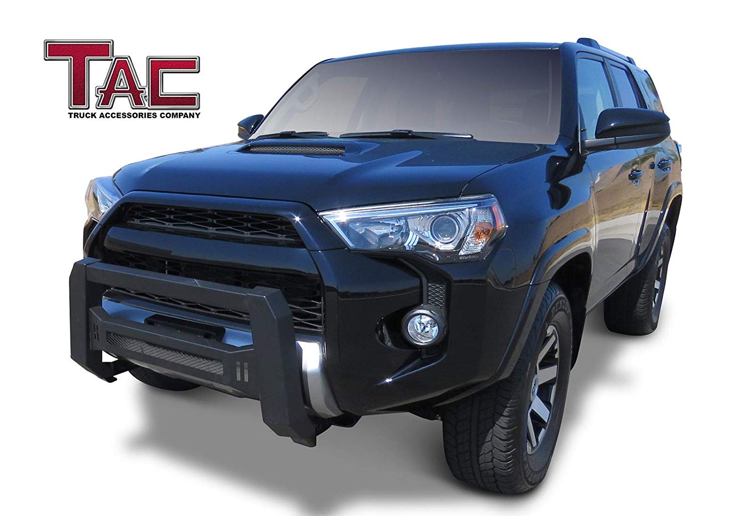 TAC Predator Modular Bull Bar Mesh Version For 2010-2024 Toyota 4Runner(Excl. 2014-24 Limited & 19-22 Nightshade Edition/2022-2024 TRD Sport)  SUV Front Bumper Brush Grille Guard Nudge Bar