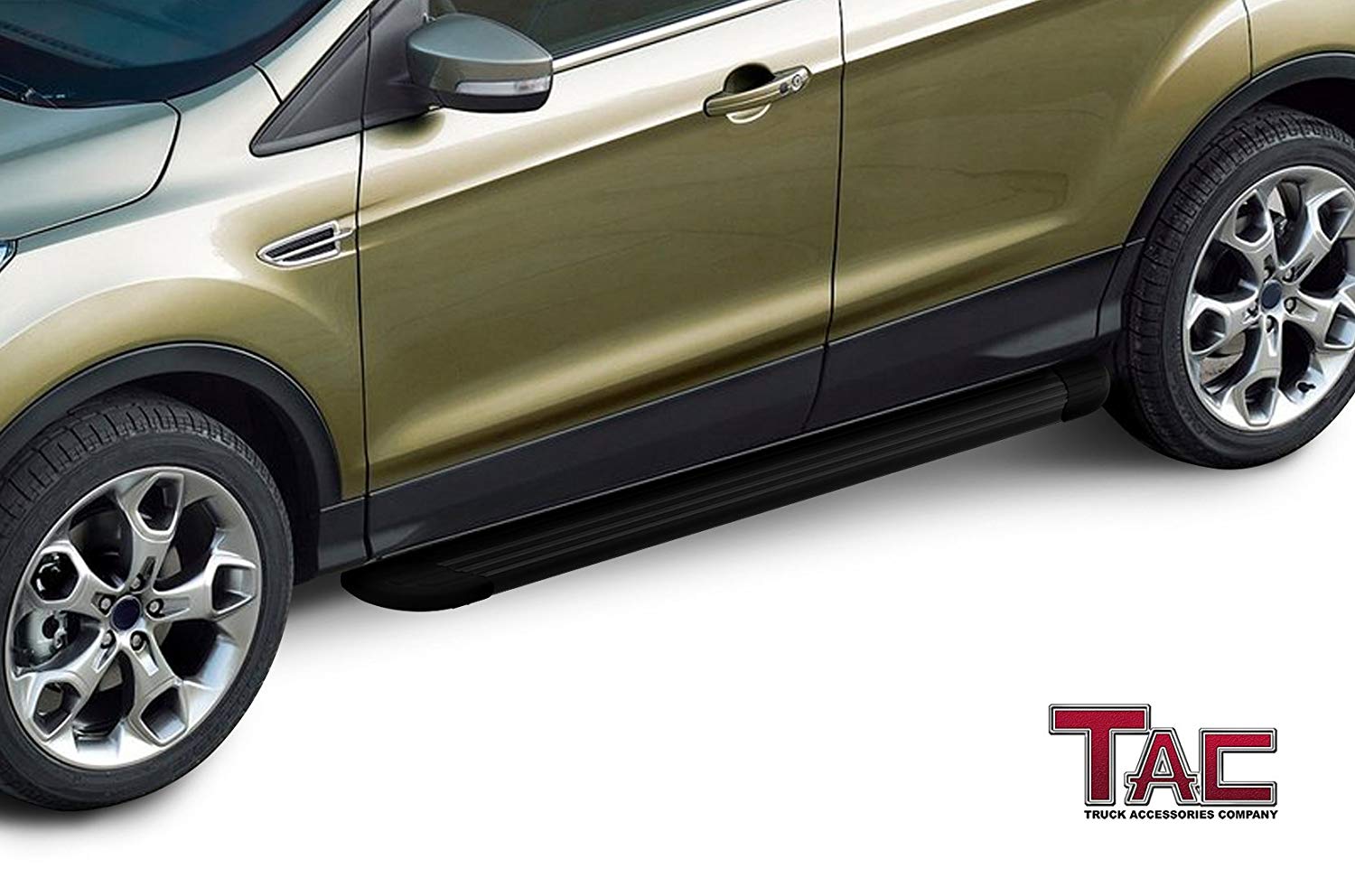 TAC Value Aluminum Running Boards For 2013-2019 Ford Escape SUV | Side Steps | Nerf Bars | Side Bars - 0