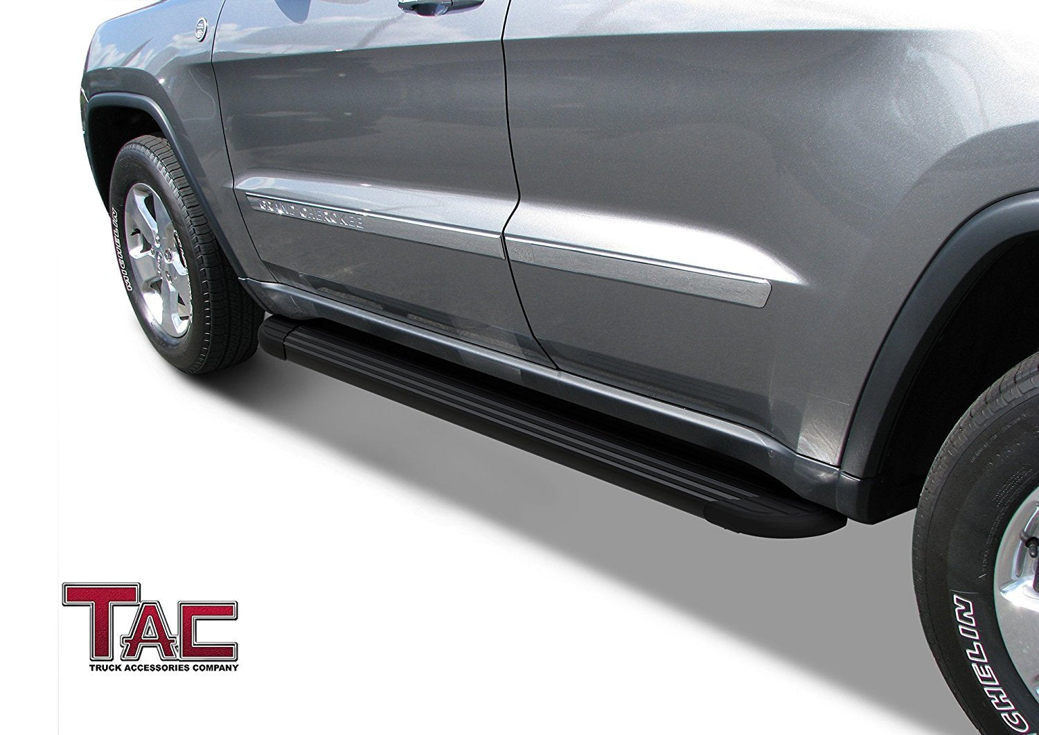 TAC Value Aluminum Running Boards For 2011-2021 Grand Cherokee(Incl.22 WK & Excl. Limited X/High Altitude/Summit/SRT/SRT8/Trackhawk/Trailhawk/L model) SUV | Side Steps | Nerf Bars | Side Bars - 0