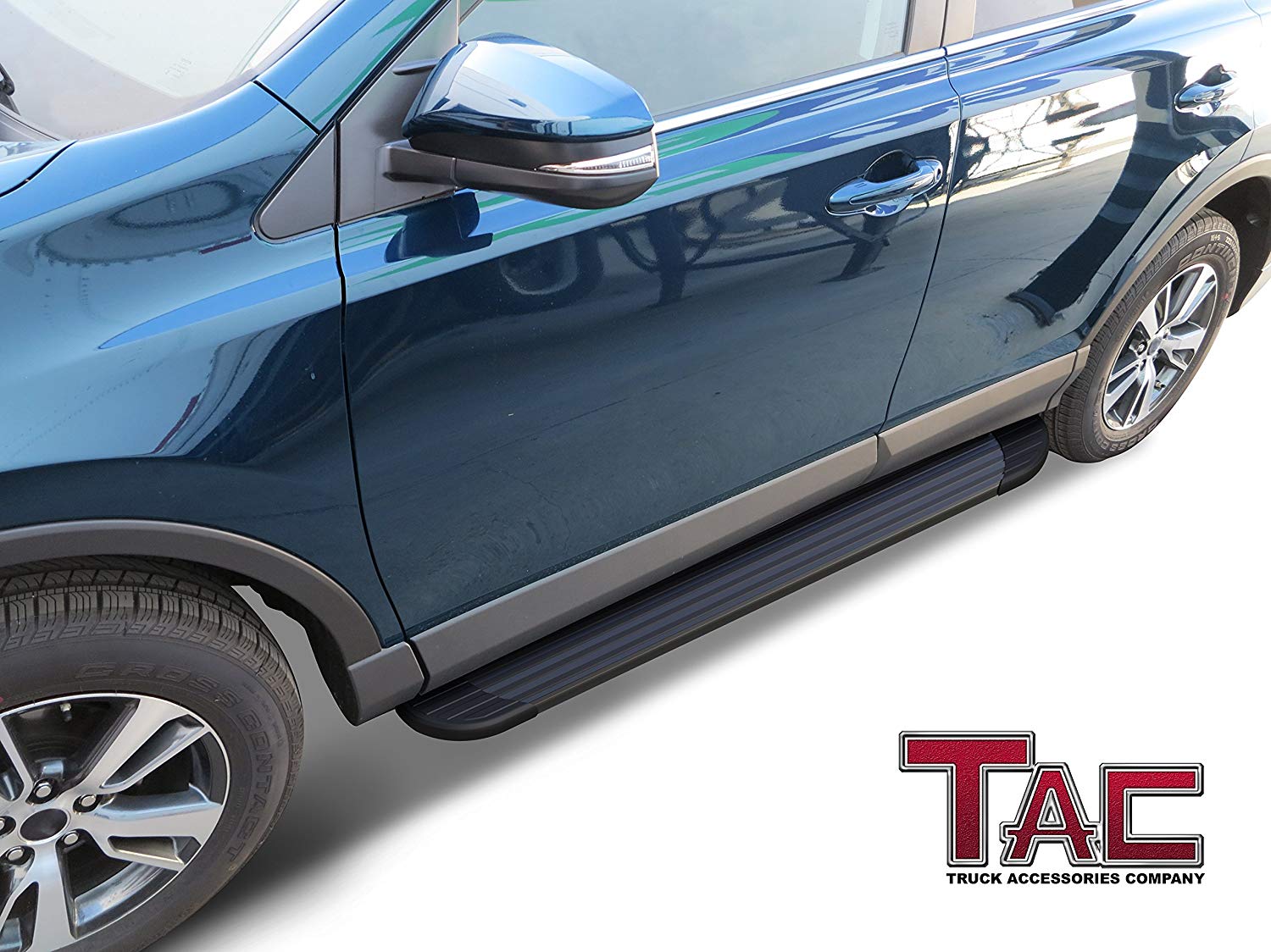 TAC Value Aluminum Running Boards For 2006-2018 Toyota RAV4 SUV | Side Steps | Nerf Bars | Side Bars - 0