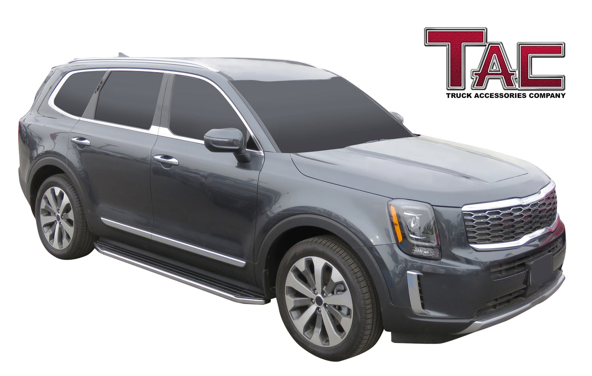 TAC ViewPoint Running Boards for 2020-2024 KIA Telluride SUV 5.5” Alum ...