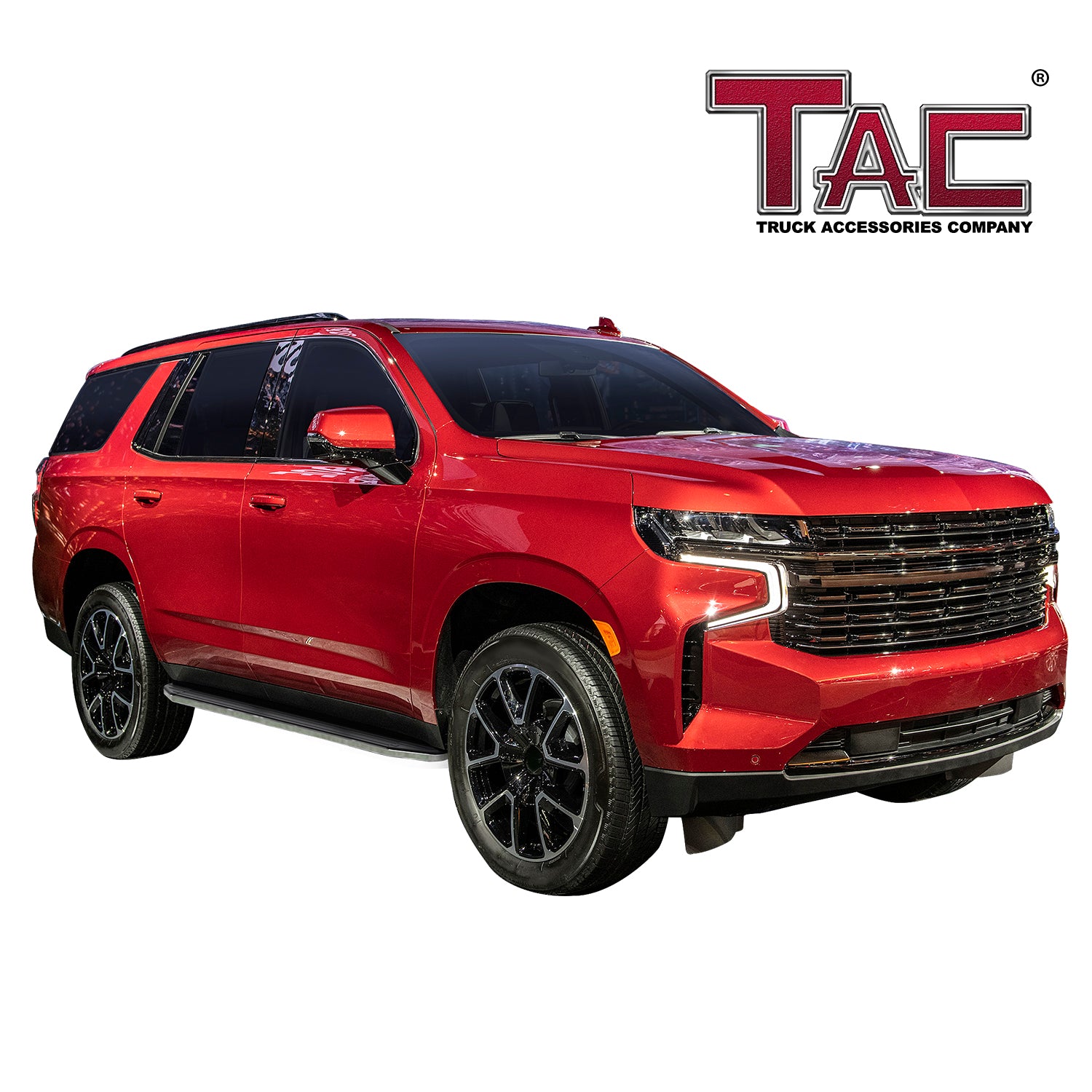TAC ViewPoint Running Boards Fit 2021-2023 Chevy Tahoe/2021-2023 GMC Yukon (Excl. Yukon XL) SUV | Side Steps | Nerf Bars | Side Bars - 0
