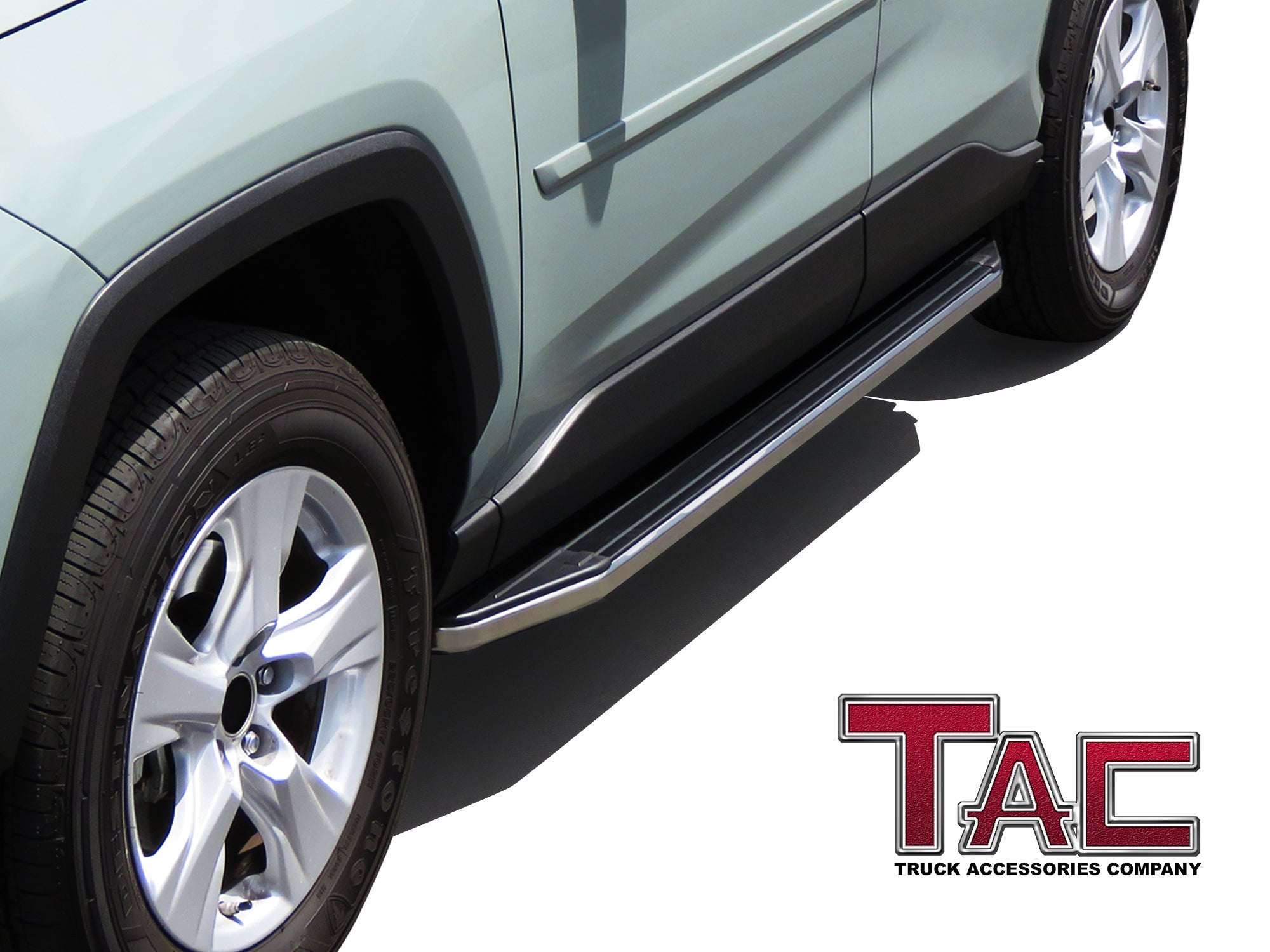 TAC ViewPoint Running Boards for 2019-2024 Toyota RAV4 SUV | Side Steps | Nerf Bars | Side Bars - 0